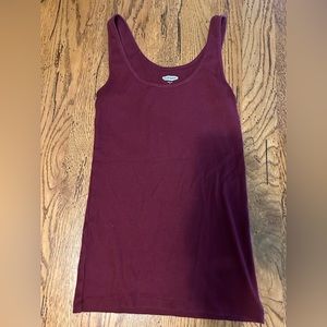 Slim Fit Red Tank Top